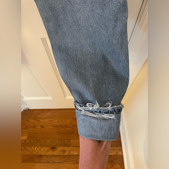 Current/Elliott Cropped Straight Leg Jeans Size 27 - Picture 9 of 12